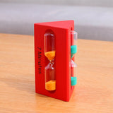 3-in-1 3/5/7 Minute Triangular Wooden Sand Hourglass Children Watch Clock Timer Sandglass Home Decoration Ampulheta Secret Gift