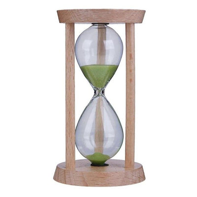 Wooden Sand Clock 3 Minutes Hourglass Sandglass Toothbrush Timer Kids Cooking Hourglasses Clock Gift