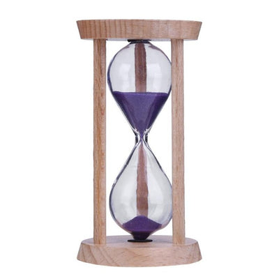 Wooden Sand Clock 3 Minutes Hourglass Sandglass Toothbrush Timer Kids Cooking Hourglasses Clock Gift