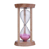 Wooden Sand Clock 3 Minutes Hourglass Sandglass Toothbrush Timer Kids Cooking Hourglasses Clock Gift