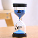 7 Coulors Home Decoration Desktop Sand Clock Timers 1minute/3minutes/5 minutes Hourglass Timer for Children Brush Teeth