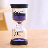 7 Coulors Home Decoration Desktop Sand Clock Timers 1minute/3minutes/5 minutes Hourglass Timer for Children Brush Teeth