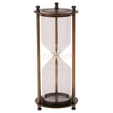 Home Kitchen Empty Sand Glass Case Hourglass 3/5/10/15/20 Minute Sand Traditional Hour Glass Kitchen Timer Portable